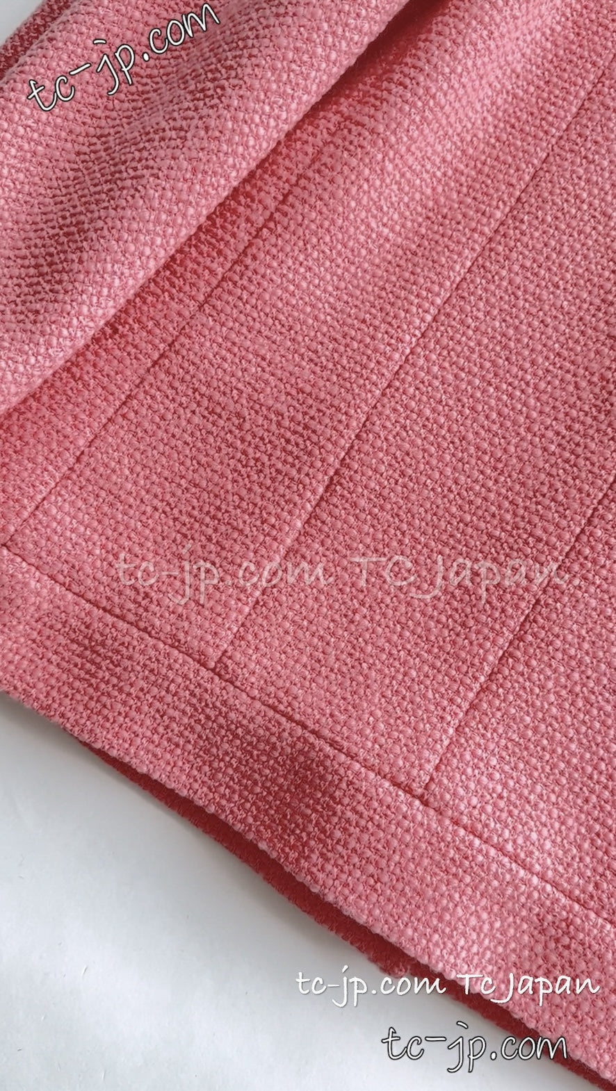 CHANEL 91A Vintage Baby Pink Wool Gold CC Logo Button Tweed Jacket 36 38 シャネル ヴィンテージ ベビーピンク ウール ゴールド CC ココロゴボタン ジャケット 即発