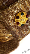 CHANEL 96A Vintage Brown Olive Beige Gold Gripox Button Tweed Jacket Dress Setup 34 38 シャネル ヴィンテージ ブラウン オリーブ ベージュ ゴールド襟 グリポワ宝石ボタン ジャケット ワンピース セットアップ 即発
