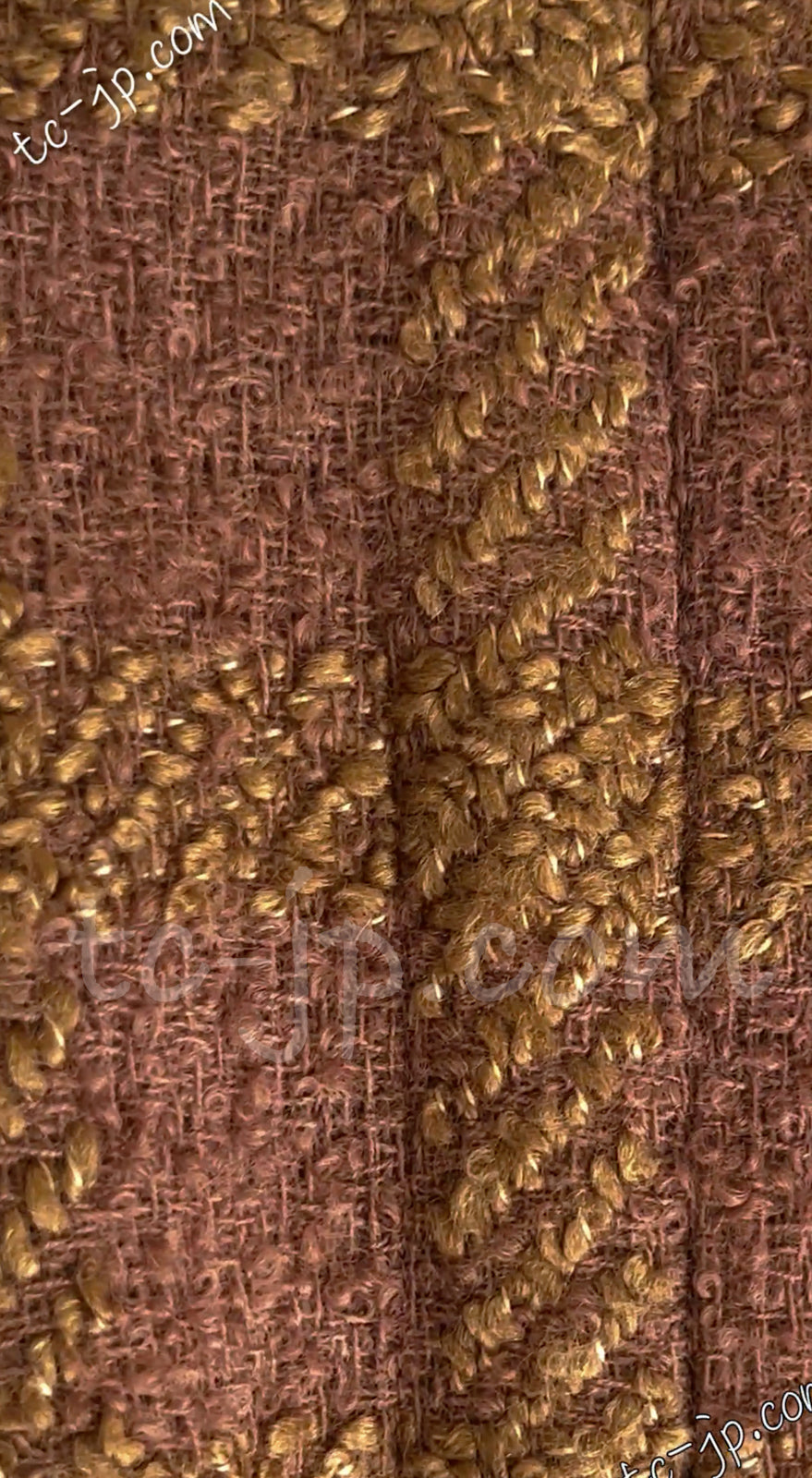 CHANEL 96A Vintage Brown Olive Beige Gold Gripox Button Tweed Jacket Dress Setup 34 38 シャネル ヴィンテージ ブラウン オリーブ ベージュ ゴールド襟 グリポワ宝石ボタン ジャケット ワンピース セットアップ 即発