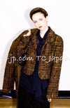 CHANEL 98A Vintage Brown Multicolor Tweed Jacket 38 シャネル ブラウン マルチカラー ツイード ジャケット 即発