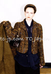 CHANEL 98A Vintage Brown Multicolor Tweed Jacket 38 シャネル ブラウン マルチカラー ツイード ジャケット 即発