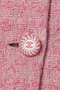 CHANEL 19C Pink La Pausa Silk Blazer Jacket 38 シャネル ピンク ラ パウザ シルク ブレザー ジャケット - TC JAPAN