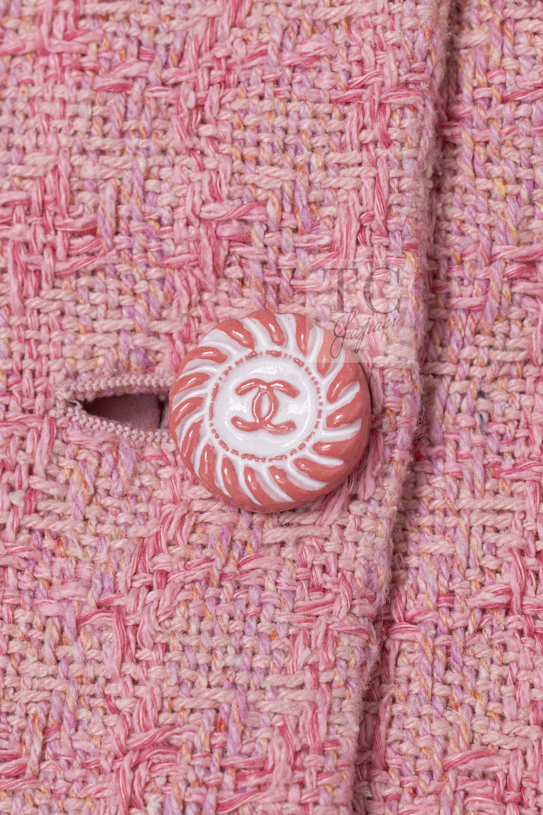 CHANEL 19C Pink La Pausa Silk Blazer Jacket 38 シャネル ピンク ラ パウザ シルク ブレザー ジャケット - TC JAPAN