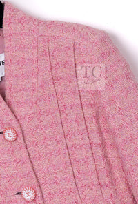 CHANEL 19C Pink La Pausa Silk Blazer Jacket 38 シャネル ピンク ラ パウザ シルク ブレザー ジャケット