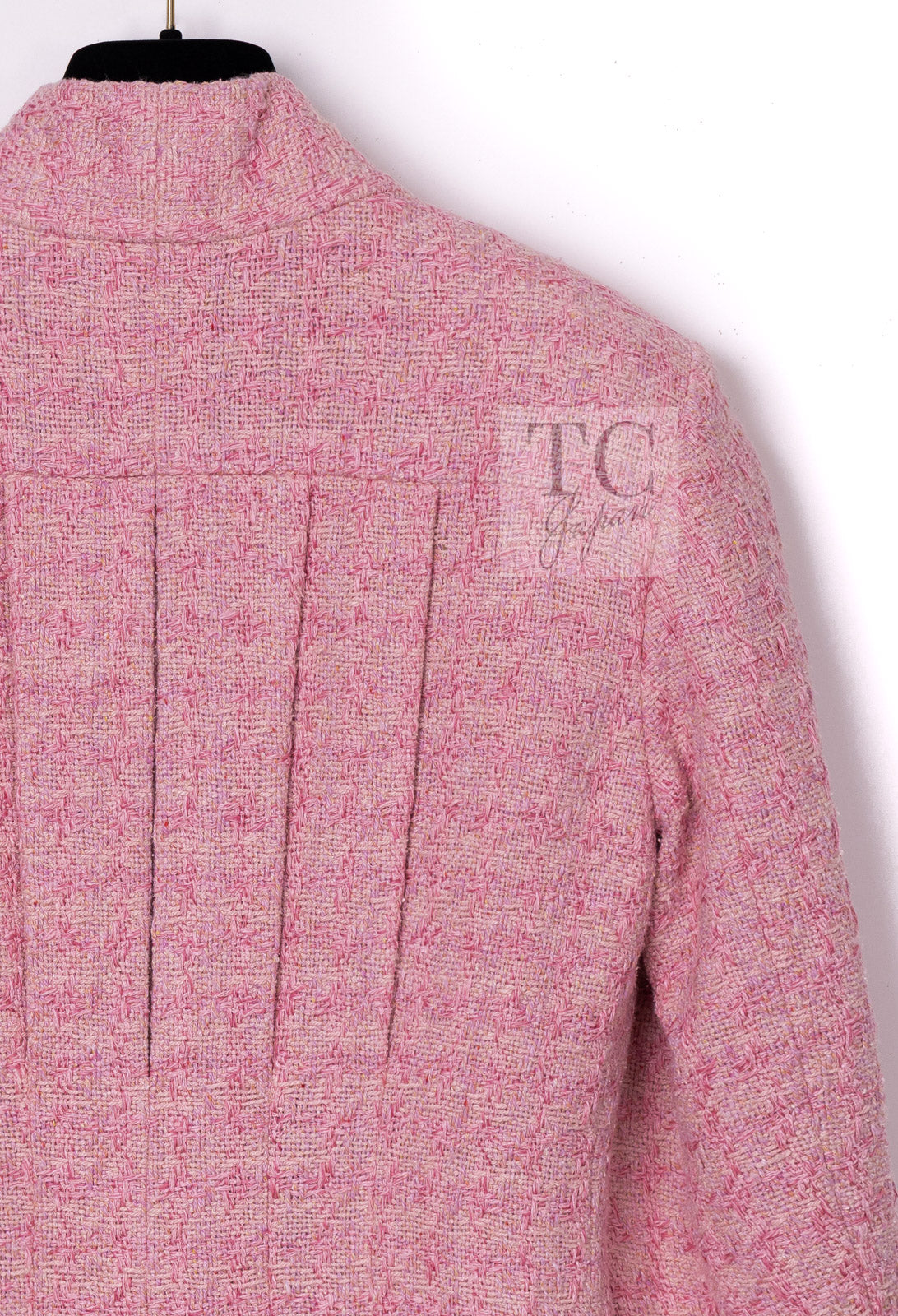 CHANEL 19C Pink La Pausa Silk Blazer Jacket 38 シャネル ピンク ラ パウザ シルク ブレザー ジャケット - TC JAPAN