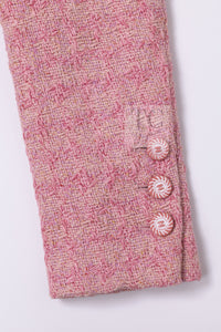 CHANEL 19C Pink La Pausa Silk Blazer Jacket 38 シャネル ピンク ラ パウザ シルク ブレザー ジャケット