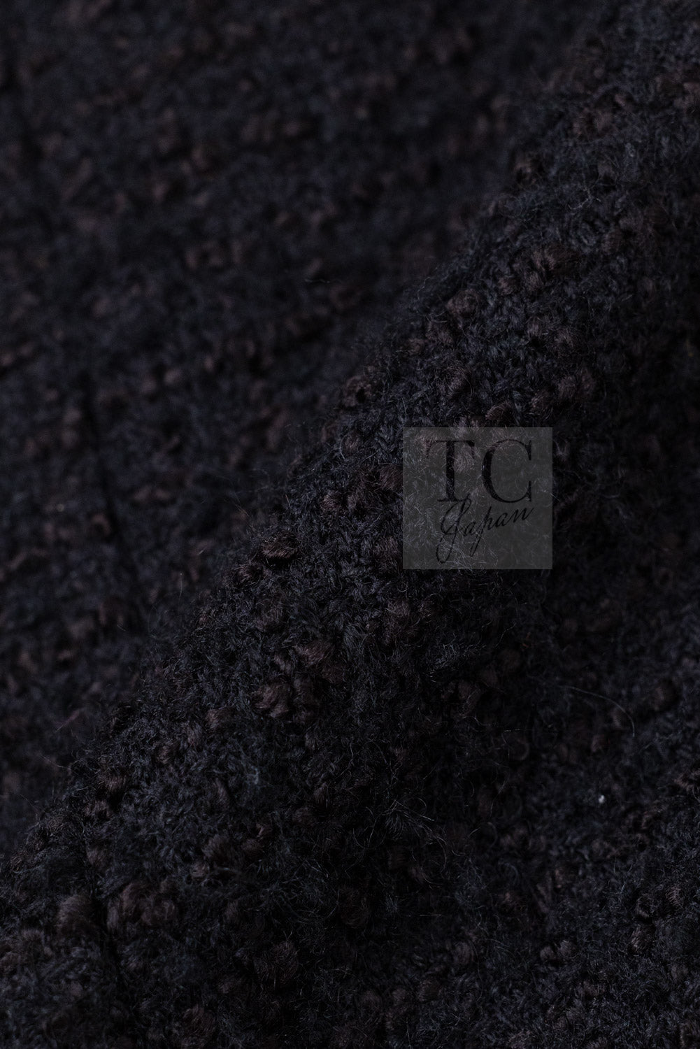 CHANEL Jacket 20A Black Unique Cut Wool Tweed CC Logo Button 34 36 5