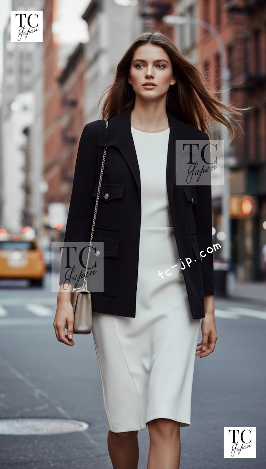 CHANEL 97S Vintage Black Wool 100% Minimalistic Mother of Pearl Button Jacket 38 シャネル ヴィンテージ ブラック ウール100% ミニマリスト マザー オブ パール ボタン ジャケット 即発