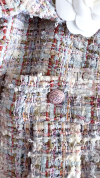 CHANEL 13C Rose Garden Multicolor Lesage Tweed Jacket 36 38 シャネル ローズガーデン マルチカラー ルサージュ 襟付き ツイード ジャケット 即発