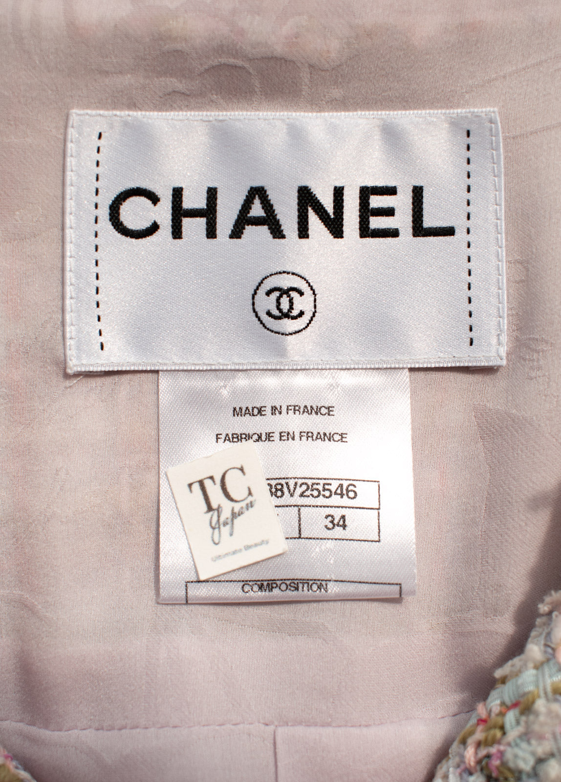 CHANEL 13C Rose Garden Multicolor Lesage Tweed Jacket 34 36 シャネル ローズガーデン マルチカラー ルサージュ 襟付き ツイード ジャケット 即発 - TC JAPAN