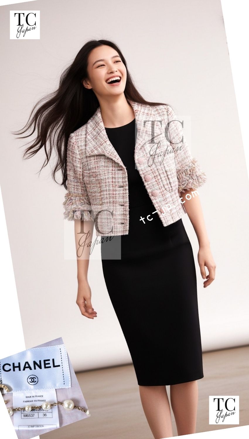 CHANEL 13C Rose Garden Multicolor Lesage Tweed Jacket 36 38 シャネル ローズガーデン マルチカラー ルサージュ 襟付き ツイード ジャケット 即発