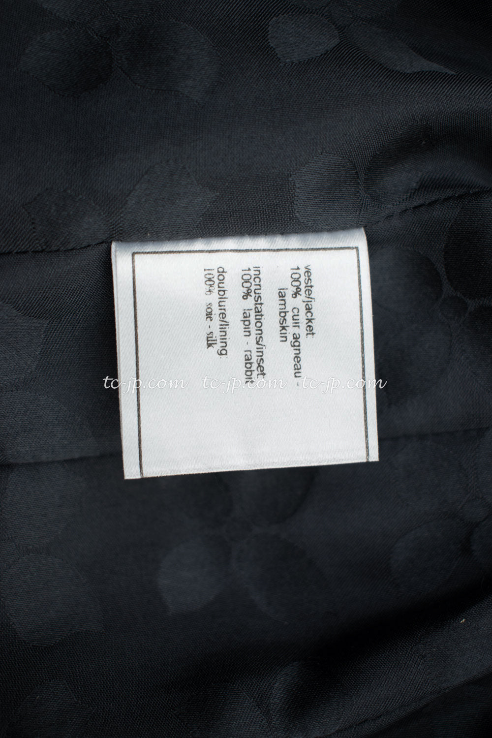 CHANEL 02A Charcoal Gray Brown Black Lambskin Leather Rabbit Fur Jacket 34 シャネル チャコールグレー ラムスキン レザー ラビットファー チャコールグレー ブラウン ブラック ジャケット 即発