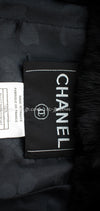 CHANEL 02A Charcoal Gray Brown Black Lambskin Leather Rabbit Fur Jacket 34 シャネル チャコールグレー ラムスキン レザー ラビットファー チャコールグレー ブラウン ブラック ジャケット 即発