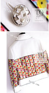 CHANEL 16S White Multicolor Floral Print CC Logo Jacket 34 36 シャネル ホワイト マルチカラー フラワー プリント CC ロゴ ジャケット 即発