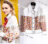 CHANEL 16S White Multicolor Floral Print CC Logo Jacket 34 36 シャネル ホワイト マルチカラー フラワー プリント CC ロゴ ジャケット 即発