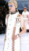 CHANEL 16S White Multicolor Floral Print CC Logo Jacket 34 36 シャネル ホワイト マルチカラー フラワー プリント CC ロゴ ジャケット 即発