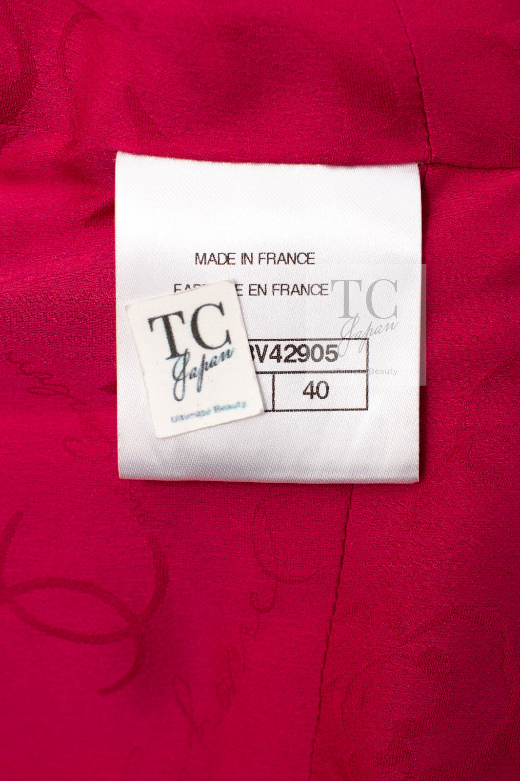 CHANEL 17PF Magenta Red Pink Fringe Trim Fantasy Tweed Jacket 40 シャネル マジェンダ レッド ピンク フリンジ トリム ファンタジー ツイード ジャケット 即発