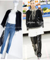 CHANEL 14A Black Silk Metallic Braided Trim Chenille Zipper Jacket 34 シャネル ブラック シルク ブレイド トリム ジッパー ジャケット 即発