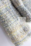 CHANEL 05S Gray Yellow Mint Tweed Jacket 36 シャネル グレー イエロー ミント ツイード ジャケット 即発