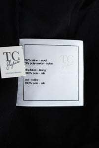 CHANEL 17PF Black Wool Blazer Double Jacket CC Button 44 46 シャネル ブラック ウール ブレザー ダブル ジャケット ココボタン 即発