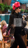 CHANEL 17PF Black Red Blue Mix Fantasy Tweed Jacket 34 ブラック レッド ブルー ミックス ファンタジー ツイード ジャケット 即発