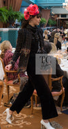 CHANEL 17PF Black Red Blue Mix Fantasy Tweed Jacket 34 ブラック レッド ブルー ミックス ファンタジー ツイード ジャケット 即発