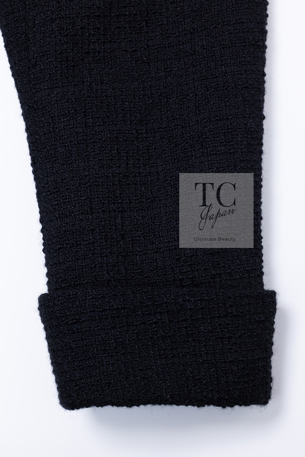 CHANEL 17C Black Wool 100% Pocket Tweed Jacket 42 44 46 シャネル ブラック ウール ポケット ツイード ジャケット 即発