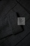 CHANEL 17C Black Wool 100% Pocket Tweed Jacket 42 44 46 シャネル ブラック ウール ポケット ツイード ジャケット 即発