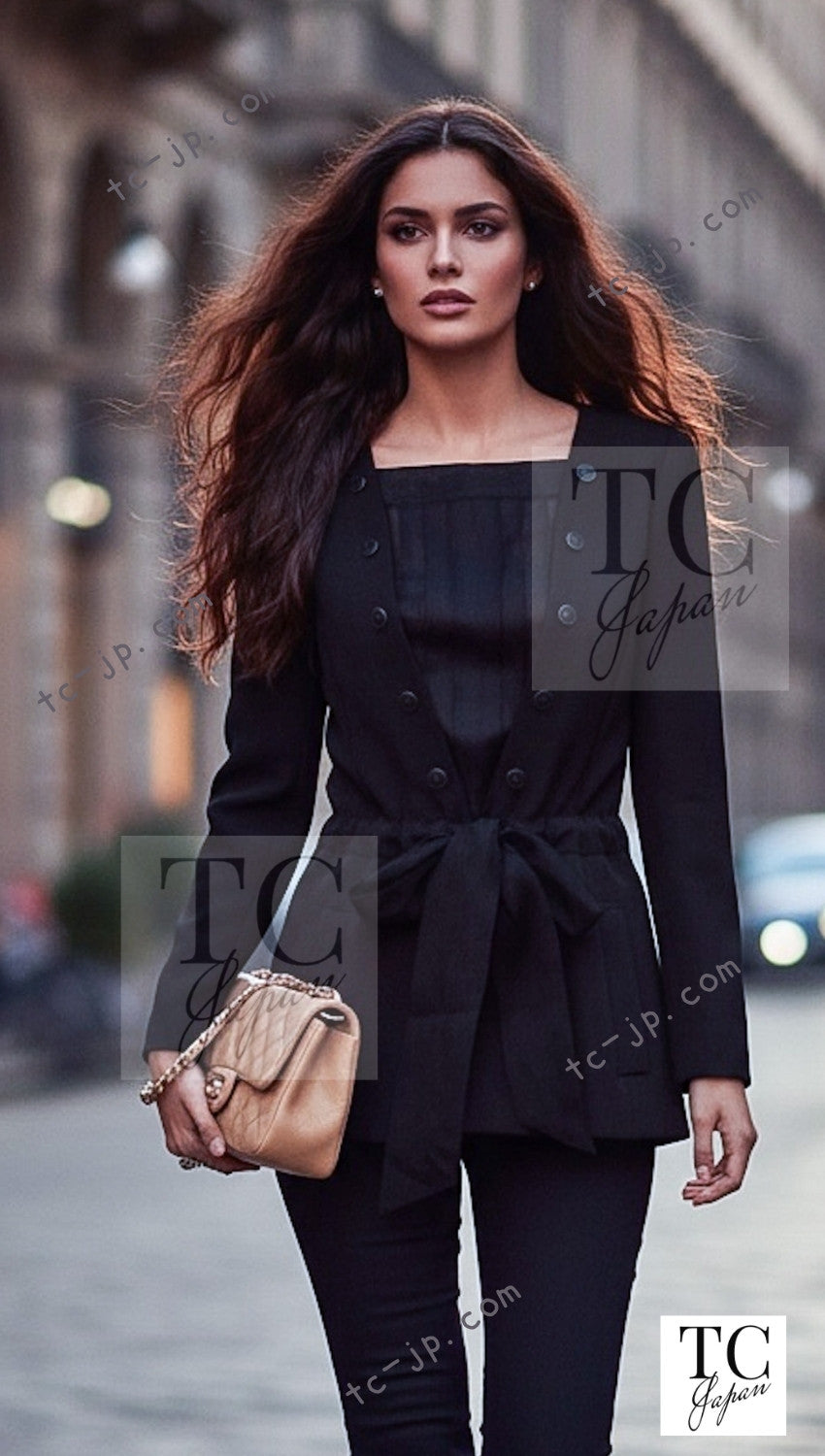 CHANEL 02S Black Cotton Silk Chiffon Organza Ribbon Tops Jacket 34 シャネル ブラック コットン シルク シフォン オーガンジー リボントップス ジャケット 即発