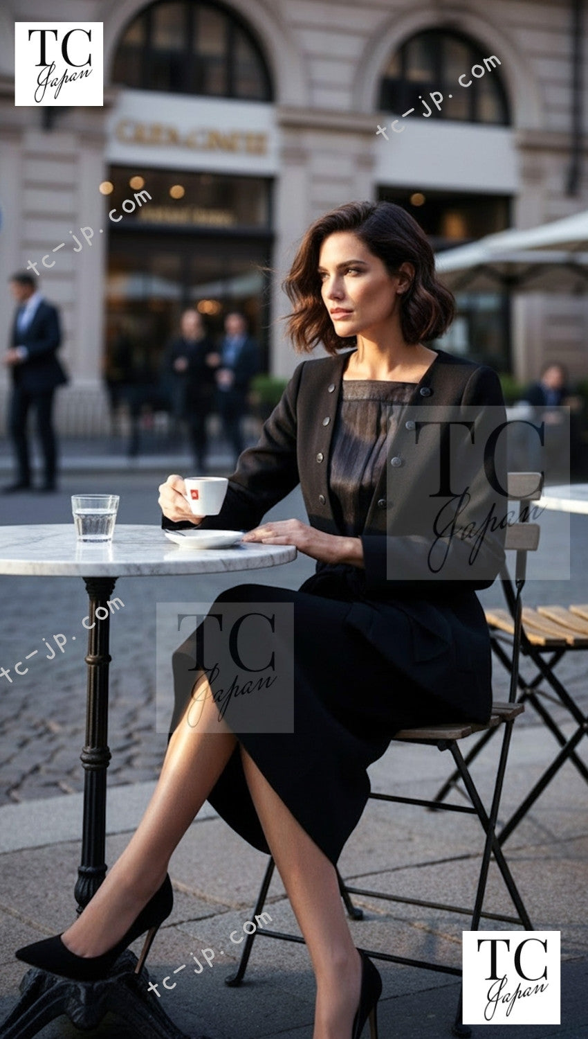 CHANEL 02S Black Cotton Silk Chiffon Organza Ribbon Tops Jacket 34 シャネル ブラック コットン シルク シフォン オーガンジー リボントップス ジャケット 即発