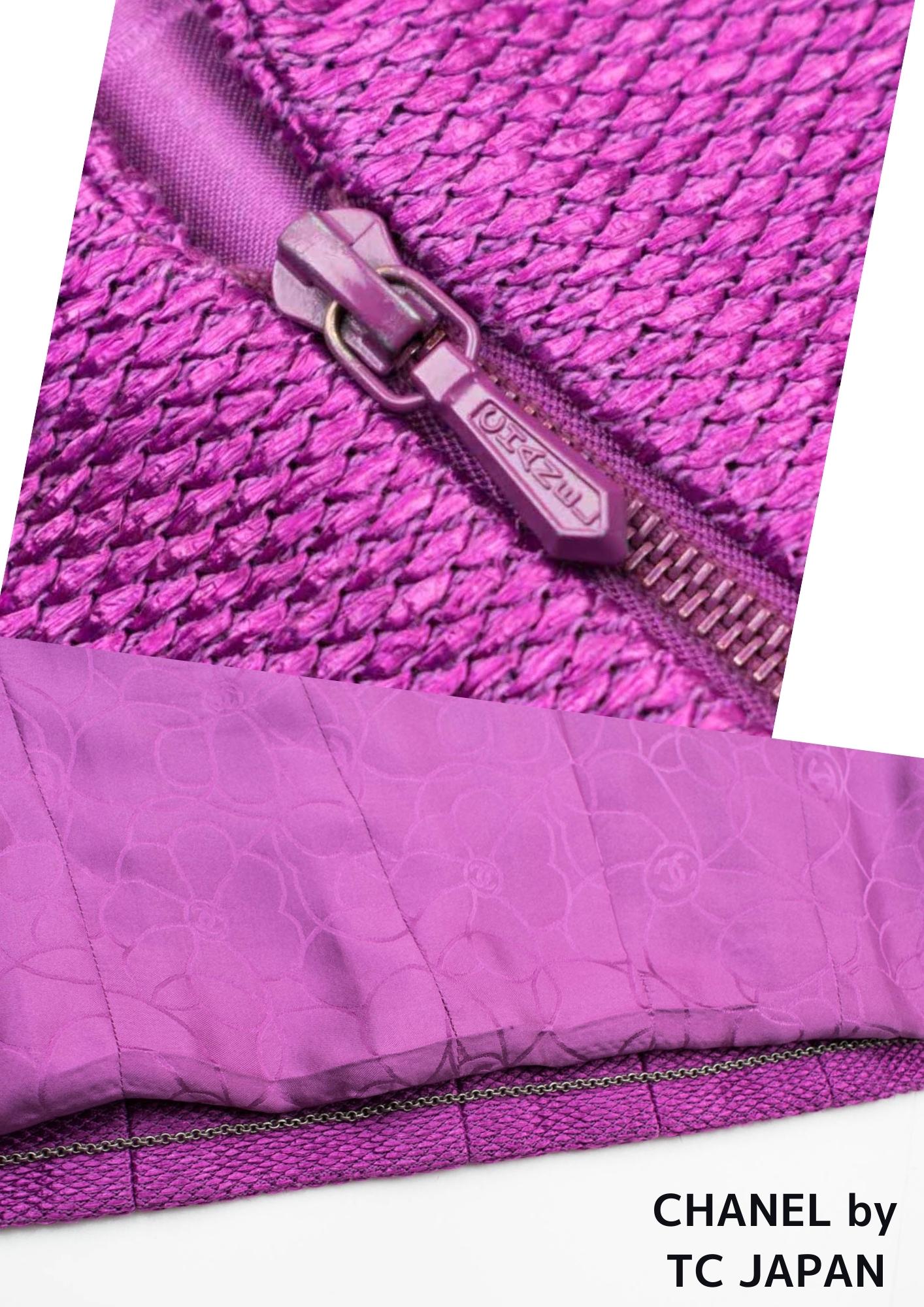 ♥️CHANEL ラベンダー ジップアップジャケット ♥️CHANEL ラベンダー ジップアップジャケット