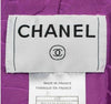 CHANEL 01S Purple Pink Cotton Zipper Jacket 38 40 シャネル パープル ピンク コットン ジッパー ジャケット 即発