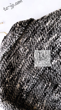 CHANEL 04A Black Choco Wool Tweed Jacket 38 シャネル ブラック チョコ ウール ツイード ジャケット 即発
