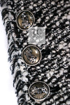 CHANEL 04A Black Choco Wool Tweed Jacket 38 シャネル ブラック チョコ ウール ツイード ジャケット 即発