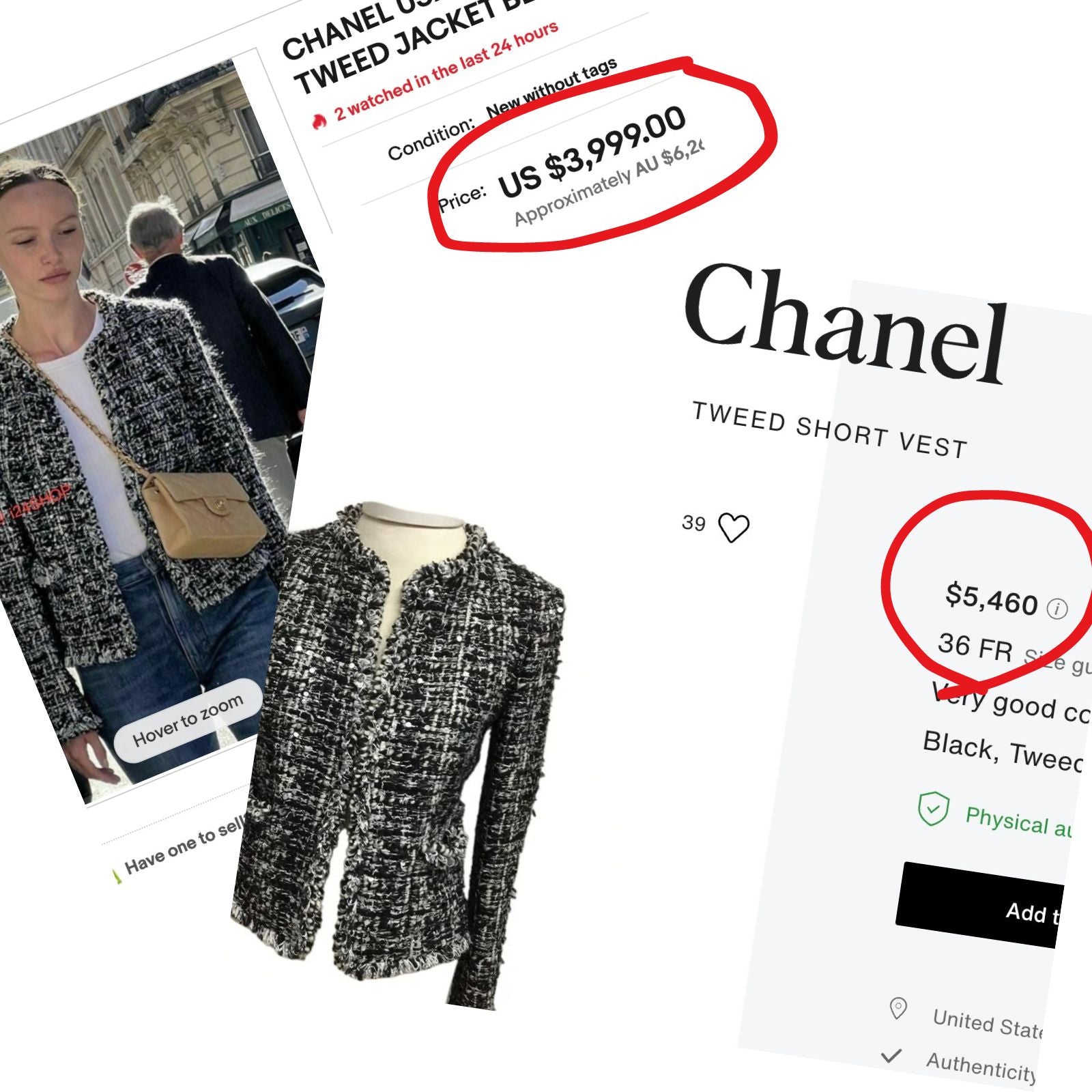 CHANEL 03A White Black Mixed Lesage Sequin Tweed Jacket 38 シャネル ホワイト ブラック ミックス ルサージュ スパンコール ツイード ジャケット 即発