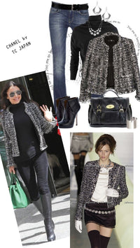 CHANEL 03A White Black Mixed Lesage Sequin Tweed Jacket 38 シャネル ホワイト ブラック ミックス ルサージュ スパンコール ツイード ジャケット 即発
