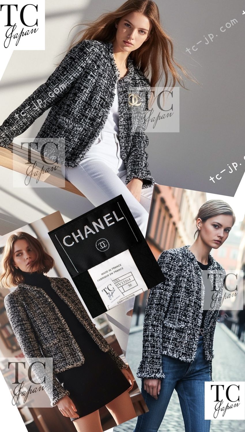 CHANEL 03A White Black Mixed Lesage Sequin Tweed Jacket 38 シャネル ホワイト ブラック ミックス ルサージュ スパンコール ツイード ジャケット 即発