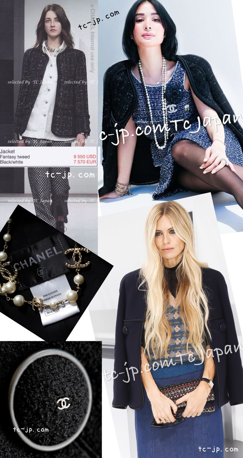 CHANEL 15B Black Wool Piping Collarless Jacket 34 36 38 シャネル ブラック ウール パイピング ノーカラー ジャケット 即発