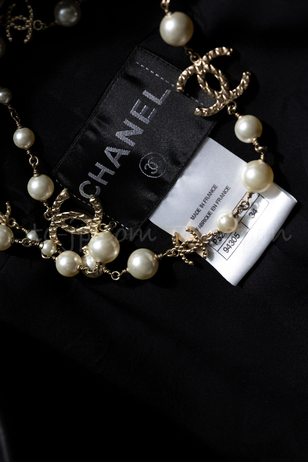 CHANEL 15B Black Wool Piping Collarless Jacket 34 36 38 シャネル ブラック ウール パイピング ノーカラー ジャケット 即発