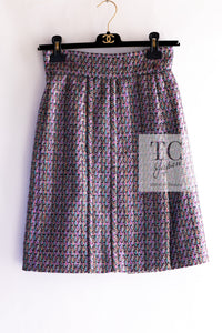 CHANEL 15S amethyst purple multicolor pink jacket / シャネル パープル マルチカラー ピンク アメジスト ジャケット