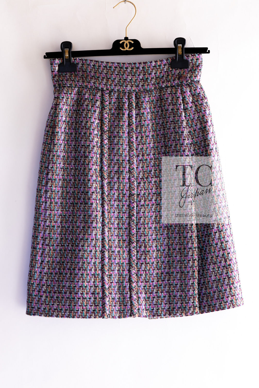 CHANEL 15S amethyst purple multicolor pink jacket / シャネル パープル マルチカラー ピンク アメジスト ジャケット