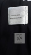 CHANEL 04S Black Navy Metallic Pearl Button Jacket 34 シャネル ブラック ネイビー メタリック パールボタン ジャケット 即発