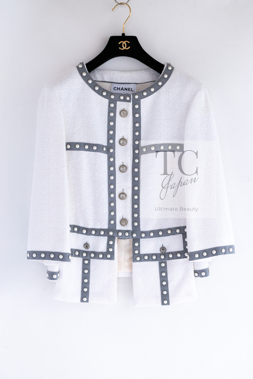 CHANEL ホワイト スカート 楽天市場】【シャネル】Chanel 19P ケーブル編み パイル地 ウール