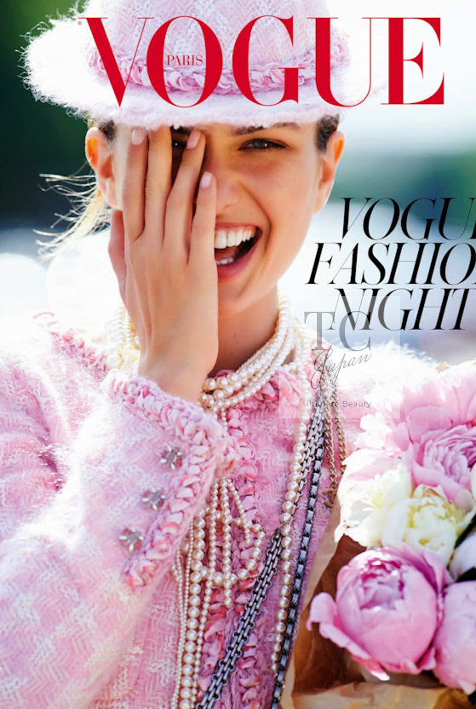 CHANEL 14A Pink White Wool Mohair Zipper Collarless Tweed Jacket 34 シャネル ピンク ホワイト ウール モヘア ジッパー ノーカラー ツイード ジャケット 即発