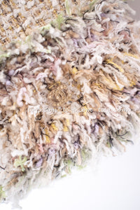 CHANEL 13C Multicolor Fringe Tweed Jacket 36 38 シャネル ベルサイユ マルチカラー フリンジ ツイード ジャケット