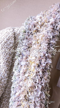 CHANEL 13C Multicolor Fringe Tweed Jacket 36 38 シャネル ベルサイユ マルチカラー フリンジ ツイード ジャケット
