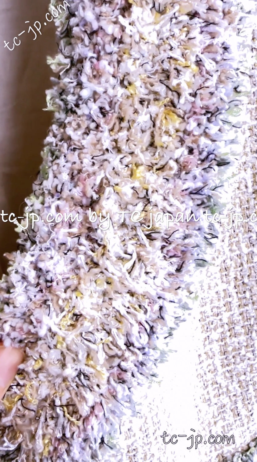 CHANEL 13C Multicolor Fringe Tweed Jacket 36 38 シャネル ベルサイユ マルチカラー フリンジ ツイード ジャケット