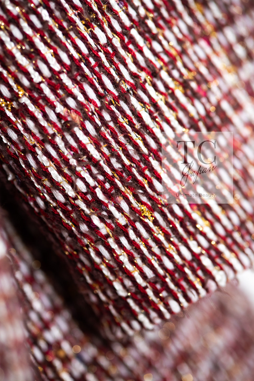 CHANEL 15C Red Multi Gripoix Button Tweed Jacket 36 38 シャネル レッド マルチカラー グリポア 宝石 ボタン ツイード ジャケット 即発