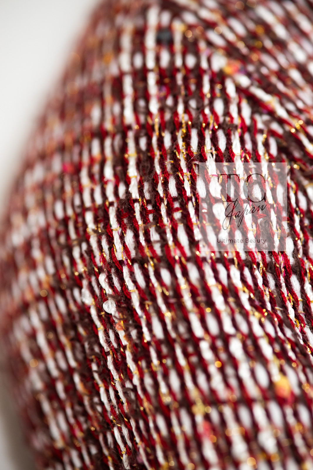 CHANEL 15C Red Multi Gripoix Button Tweed Jacket 36 38 シャネル レッド マルチカラー グリポア 宝石 ボタン ツイード ジャケット 即発