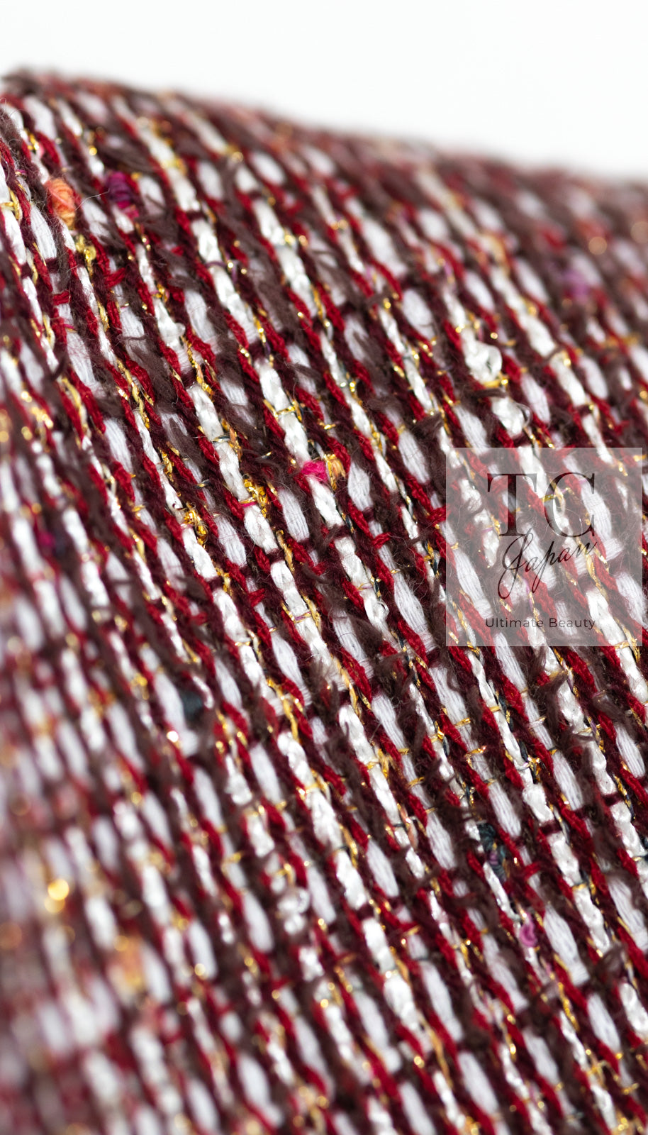 CHANEL 15C Red Multi Gripoix Button Tweed Jacket 36 38 シャネル レッド マルチカラー グリポア 宝石 ボタン ツイード ジャケット 即発